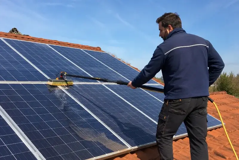 Nettoyage et entretien de panneaux solaires à Cerizay